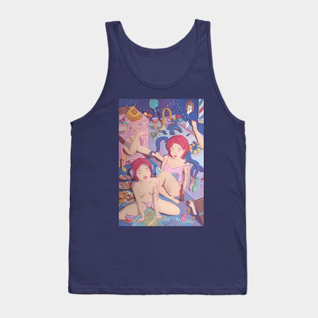 Living Alone Tank Top by No Idea Gallery